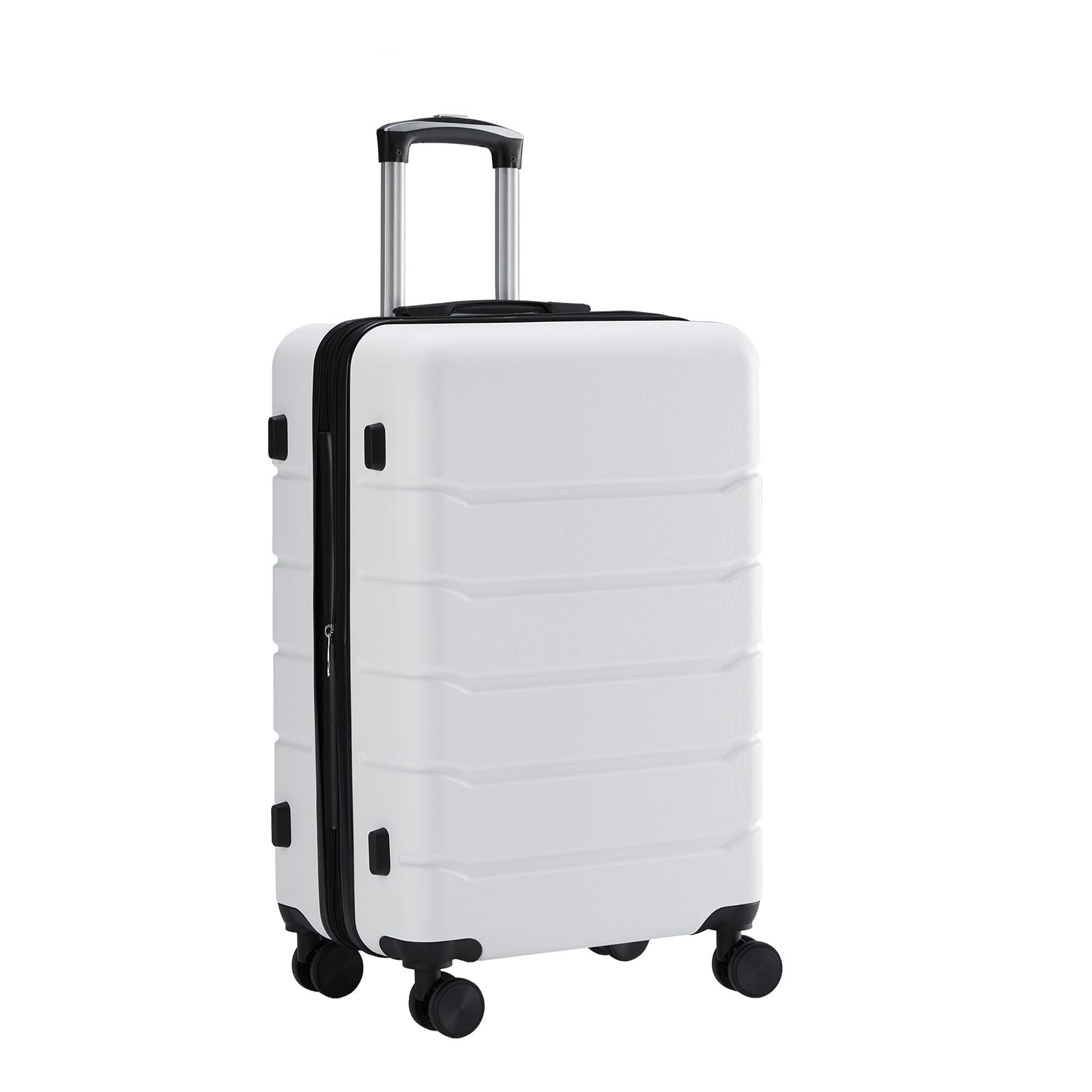 Sweetcrispy Carry on Luggage Hard Shell ABS Suitcase with Double Spinner Wheels Lightweight Expandable Rolling Suit Case with