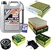 Produktbild QR-PARTS 69389529 Filter Set Inspektionspaket 5 Liter Motoröl Top Tec 4200 5W-30 MANN-FILTER Innenraumfilter Kraftstofffilter Luftfilter Ölfilter