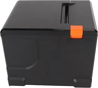 Thermal Receipt Printer, Low Noise USB High Speed Printing Automatic IP Acquisition 80MM Multiple Modes Adjustable POS Printer 100-240V for Kitchen (US Plug)
