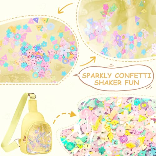 Image of COSHAYSOO Personalized Christmas Birthday Gifts Burr Basket Stuffers for Girls Yellow Purse Sling Bag Crossbody Girl Cute Funny Cool Mini Travel Fashion Accessories Monogrammed Initial Letter Y