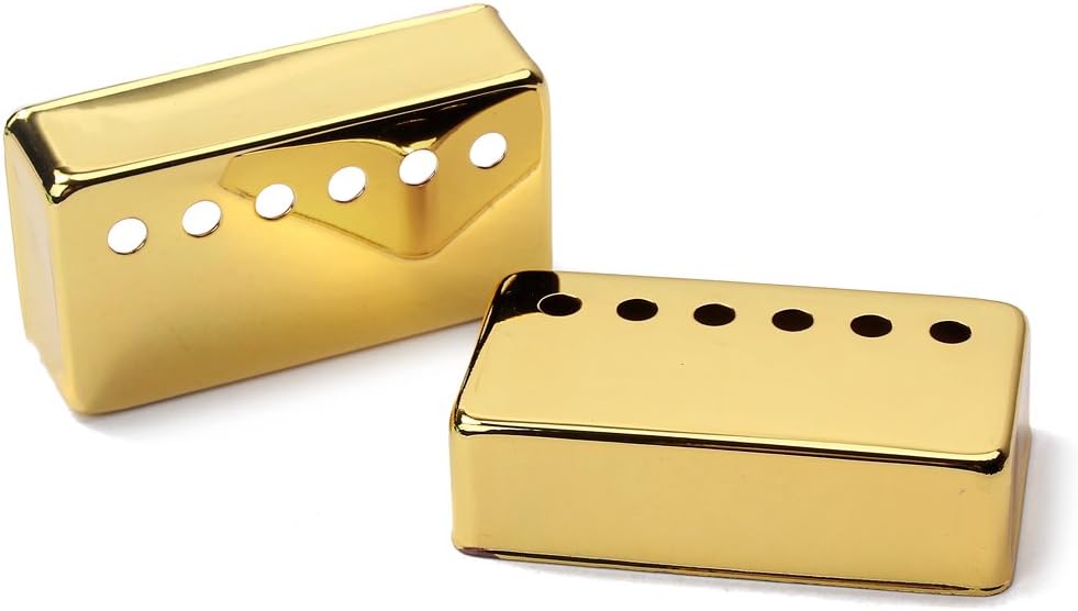 Dopro Lot De 2 Coques Micro Humbucker Laiton - 50mm/52mm Espacement Pôles Pour Guitare Les Paul