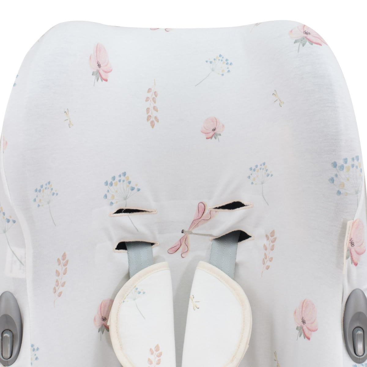 JYOKO KIDS Rivestimento per seggiolino auto in cotone compatibile con Maxi Cosi Cabriofix City Streety (Dragonfly)