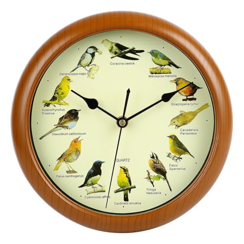 Horloge sonore d'oiseau idée cadeau de Noël pour bureau - 7