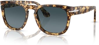 Persol Elio PO3333S Square Sunglasses for Men for Women +BUNDLE with ACCESSORY EYEWEAR KIT