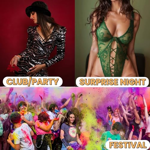 Image of Nimiah Rave Pasties Nipple Covers - Sexy Fun Sticky Variety Pasty Pack Adds Spice & Fun to Party See-Through Outfits