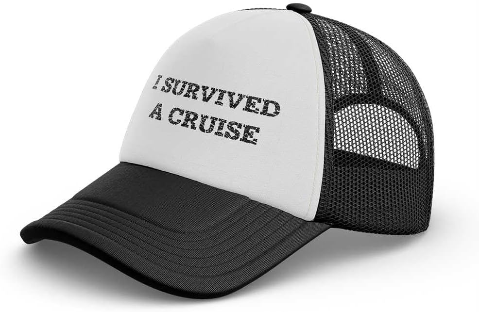 Dad Hats for Women I Survived A Cruise Casquette Mens Birthday Gift Ideas