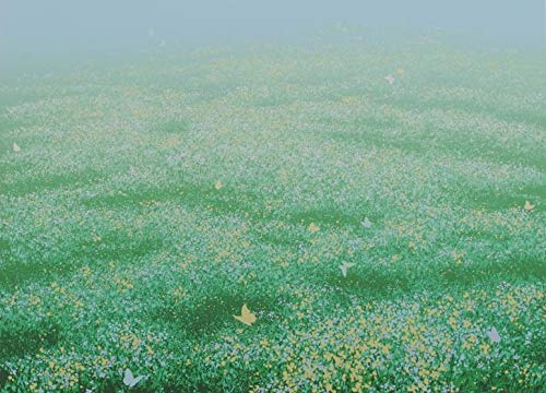 Amazon | 池上壮豊 「萌草-4」 蝶 絵画 草原 野原 風景画 絵