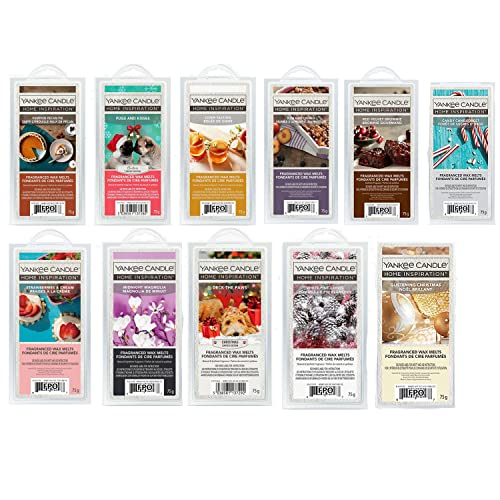 Yankee Candle Wax Melts Up to 8 Hours of Fragrance Scented Wax Cube in 3 Pack x 18 Wax Cubes White