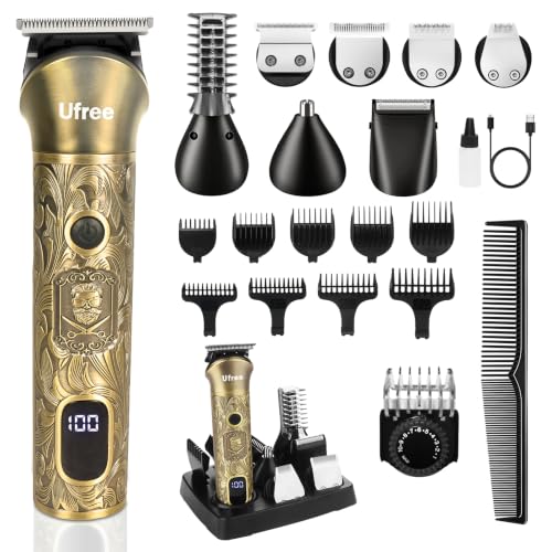 Ufree Professional Beard Trimmer for Men, Electric Shaver Razor, Men Gift