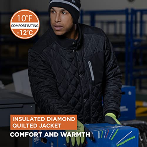RefrigiWear Insulated Diamond Quilted Jacket2