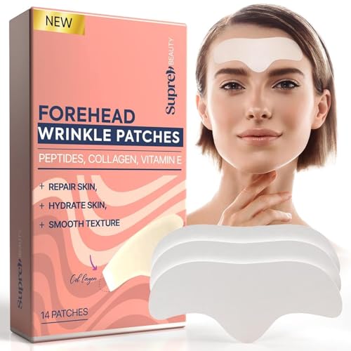 SupreH Forehead Wrinkle Patches For Anti-Wrinkle: Facial Wrinkle Patches for Forehead Fine Lines Frown Lines - Overnight Mask 13 Patch