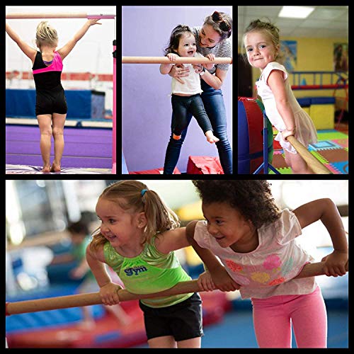 ZELUS Professional Home Gymnastics Bar for Kids, Adjustable Horizontal