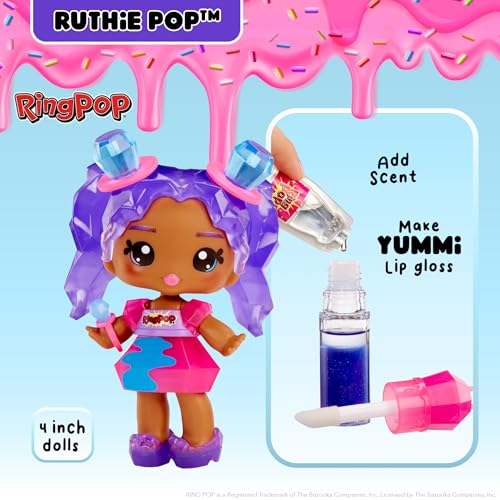 Muñeca Yummiland Lip Gloss Doll Ring Pop miniatura 4