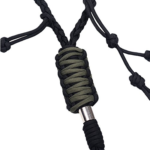 SOMA Duck Call Lanyard Paracord Adjustable Loops Call lanyards for Hunting 5 Loops 1 Hook 4 Colors