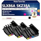❤【Qualité fiable】 : La cartouche de toner usagé 5LX86A/5KZ38A est conçue pour une installation et un remplacement faciles, ne nécessitant aucune compétence particulière. Elle produit un noir d'une grande pureté, offrant une impression nette et fluide avec des valeurs de noir stables, des performances stables et une compatibilité optimale.