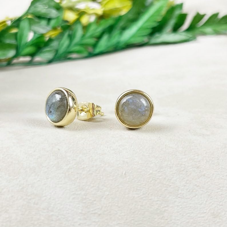 Puces labradorite véritable et éclatant reflet bleu unique - 2