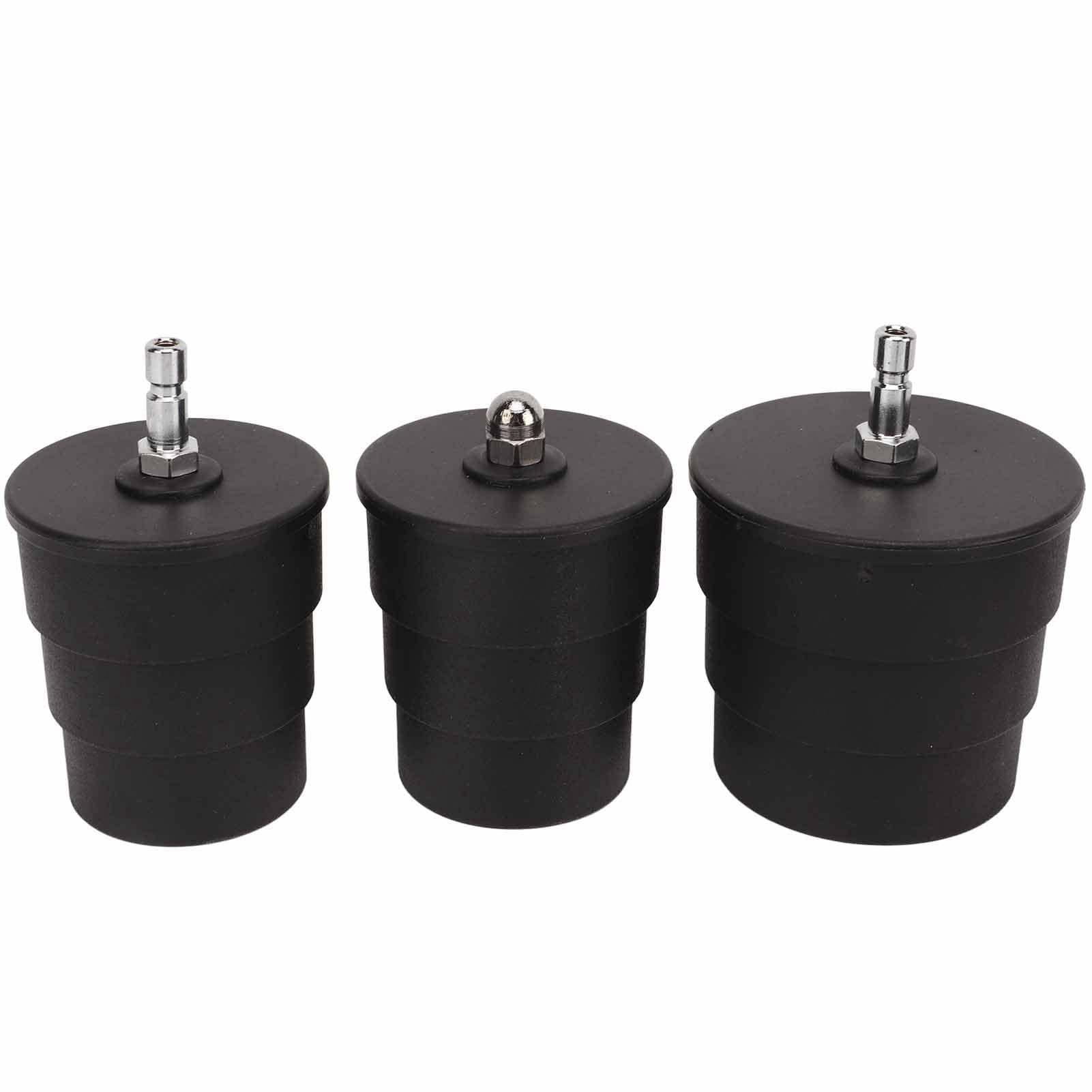 Kit de prueba de fugas del turbo de 9 piezas, probador de fugas de sobrealimentación de turbocompresor con manómetro de 0 a 6 bares, incluye 4 adaptadores escalonados para