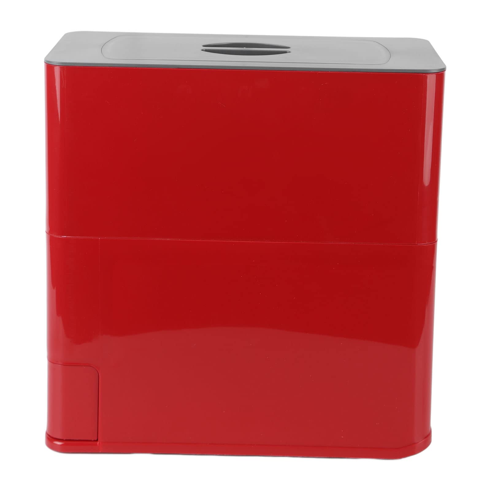 per distributore di riso, cassetto automatico del riso, scatola di stoccaggio di cereali intelligenti per la casa, per cereali di fagioli, capacità di 6 kg, facile da (Rosso)