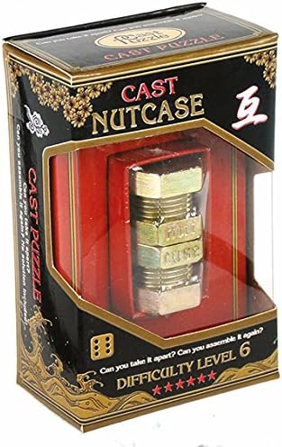 Gigamic Eureka Brain Teaser - Cast Jigsaw Puzzle - Nutcase. Diff 6 (code 473763)