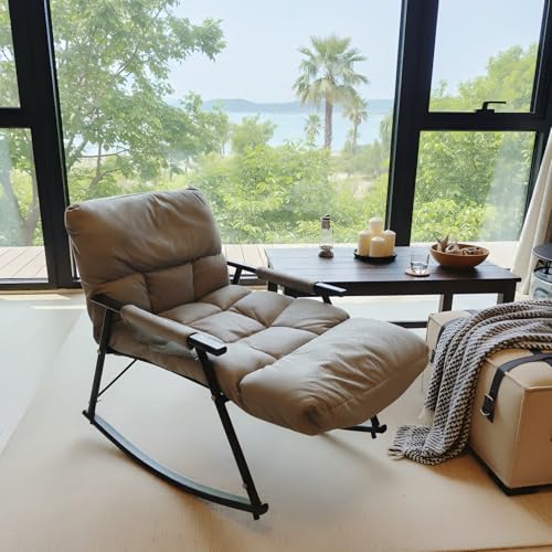 Catálogo para Comprar On-line Sillon Reclinable Walmart los mejores 10. 45 SIMPLE HOGAR Sillon Reclinable Adultos,Mecedora,Silla Mecedora para Adulto,Silla Individual con Respaldo Ajustable para el Almuerzo,Adecuada Sala de Estar,Dormitorio y Oficina,137...