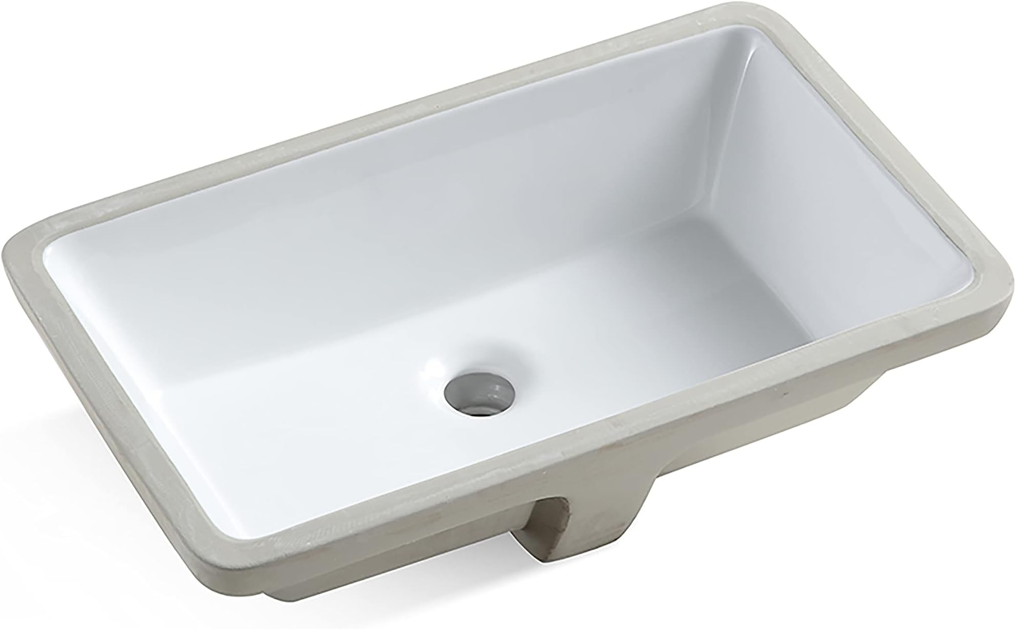 Undermounted bathroom sink