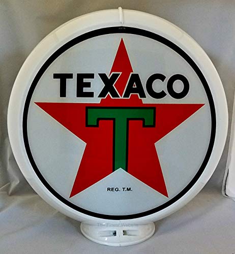 Texaco Globe White Frame