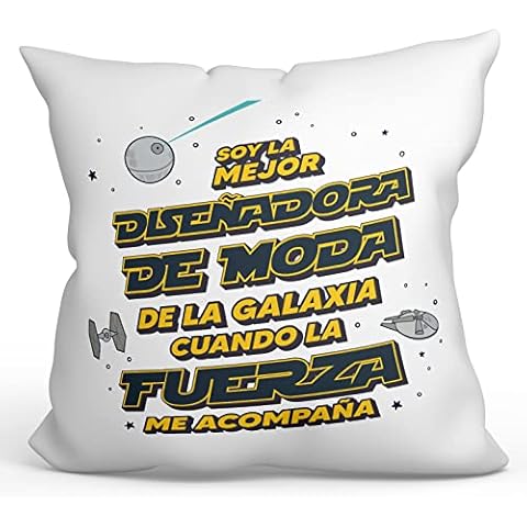 MUGFFINS Cojín 40x40 cm para DISEÑADORA DE Moda Mujer Cover
