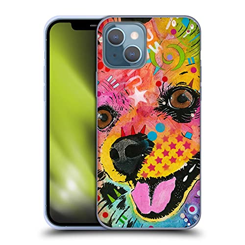Head Case Designs Officially Licensed Dean Russo Pomeranian Dogs Soft Gel Case Compatible with Apple iPhone 13