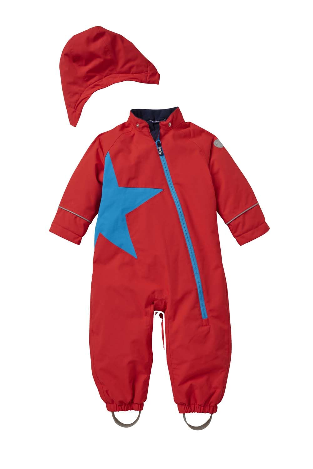 JAKO-O Schneeoverall Baby Kinder Stern, Tomatenrot