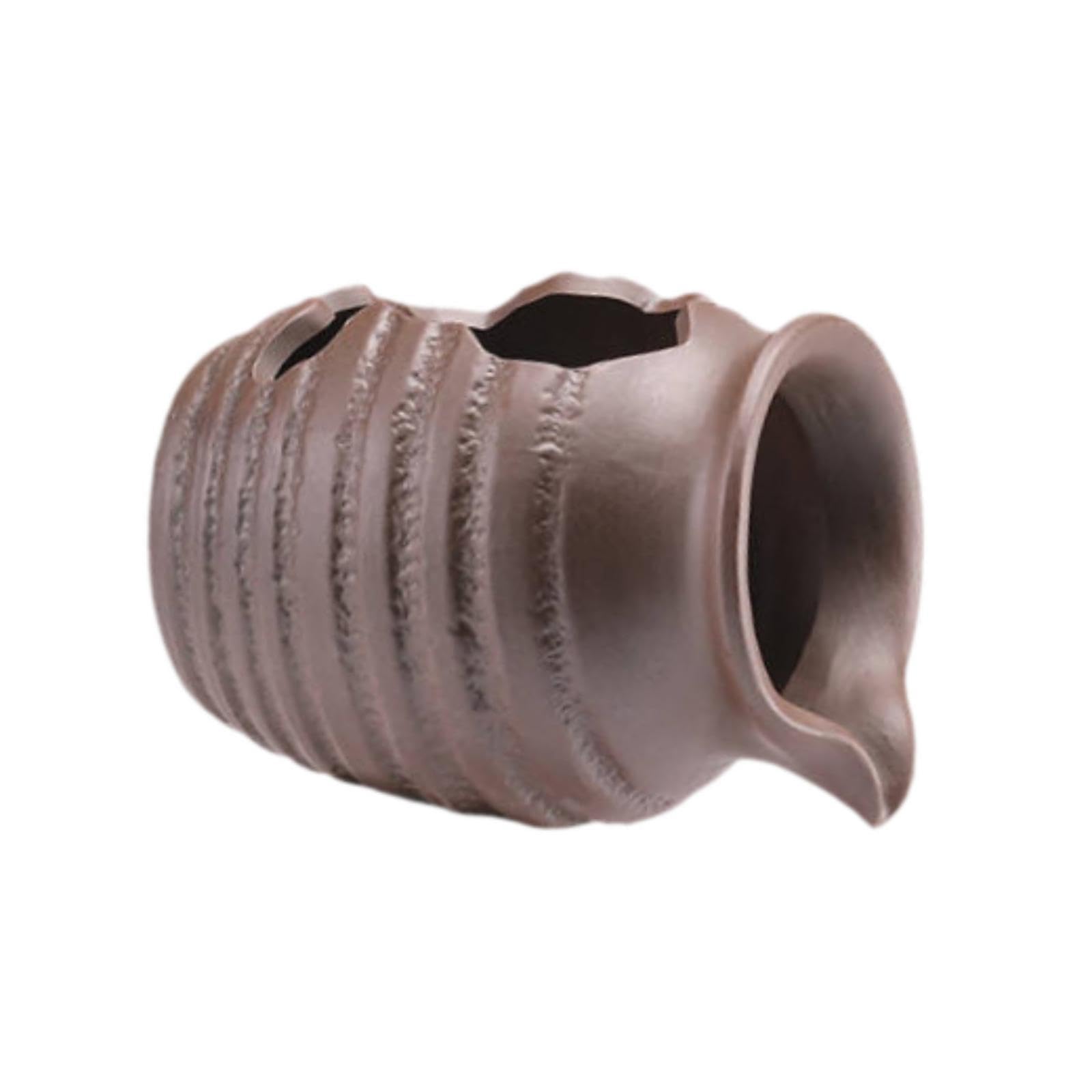 Ceramic Fountain Jar Landscape Waterfall for Office Fish Tank Indoor Outdoor Brown-image-15