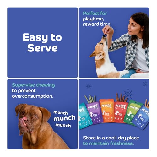 Image of Soft Milk & Chicken Chew Sticks for Puppies & Adult Dogs | Soft & Chewy Training Treats for All Breeds | Healthy Easy-to-Chew Dog Snacks | 70g