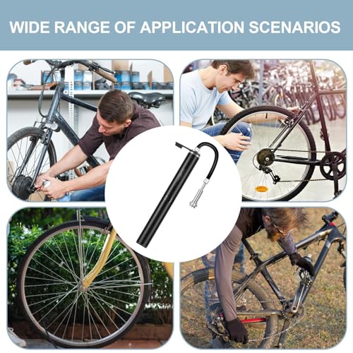 Bomba para bicicletas portáteis, Bomba para bicicletas pequenas | Bomba manual para bicicletas de li