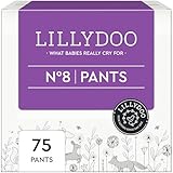 LILLYDOO hautfreundliche Pants, Größe 8 (19+ kg), Monatsbox (75 Stück)