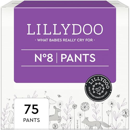 LILLYDOO hautfreundliche Pants, Größe 8 (19+ kg), Monatsbox (75 Stück)