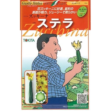 Amazon ズッキーナ ステラ トキタ種苗の花ズッキーニの種です 野菜