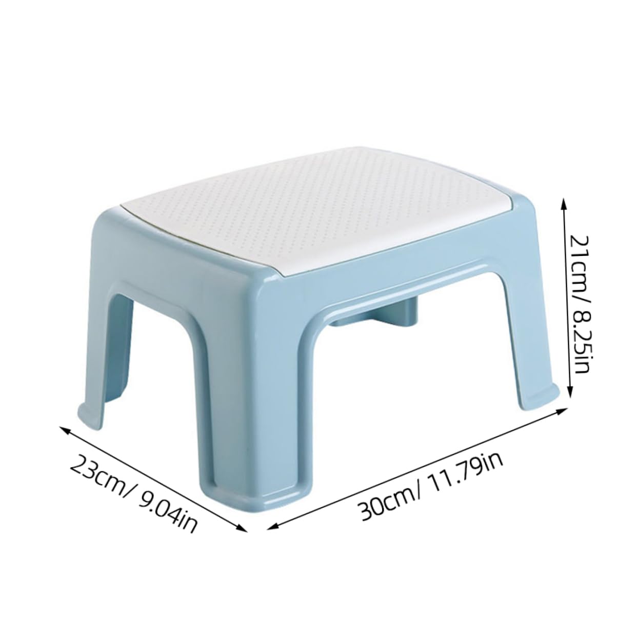 Garneck Stool Lightweight Plastic Stool for Children for Bath Time Safety Comfort Easy Storage