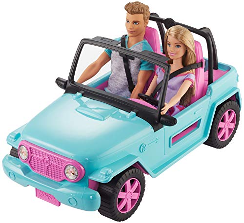 Barbie Ght35 Playset With Off-Road Vehicle And Doll, And Ken In Clothes And Accessories, 3+ Years, Multi-Coloured #TOP3