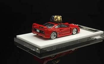 MY64 1/64 フェラーリF40 MY 64 1/64 Resin car model Ferrari F40 car gift Red/Blue