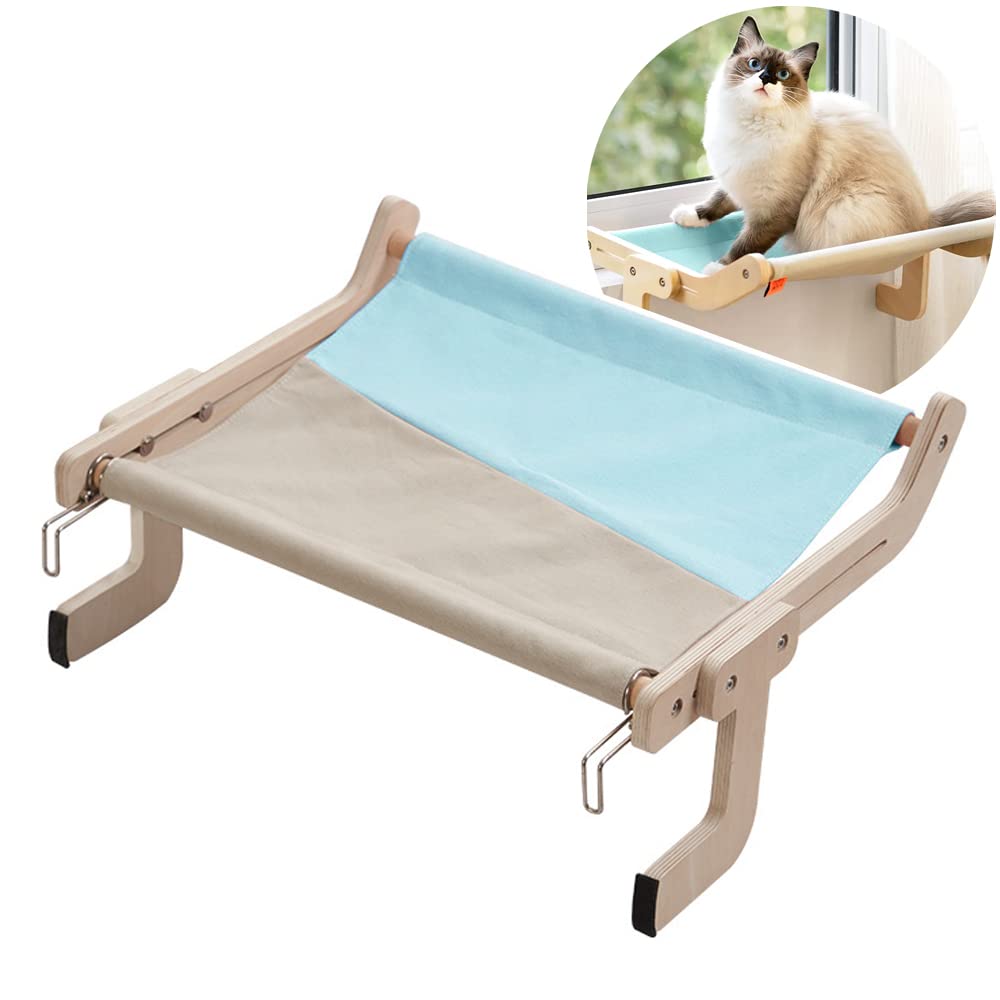 Cat Window Perch Cat Window Hammock Seat for Indoor Cats Sturdy Adjustable Durable Steady Cat Bed Providing All-Around Sunbath Space Saving Washable Holds Up to 18kg