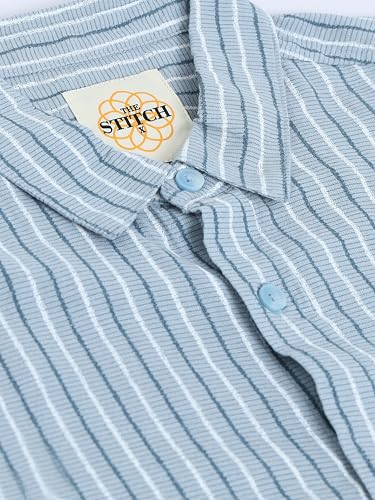 Image of StitchX Men's Full Sleeve Vertical Stripes Shirt
