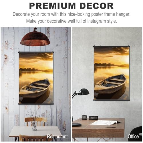 Toile imperméable grand format de bateau en bois, déco murale suspendue - 4