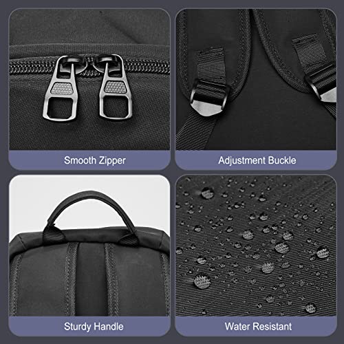 School Backpack Black Bookbag Waterproof College High School Bags For Boys Girls Lightweight Travel Rucksack Casual Daypack Laptop Backpacks For Men Women #TOP5