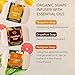 O NATURALS 100% Natural Bar Soap - Gift Set - Organic Ingredients & Essential Oils - Spa Gifts for Women & Men, Body Wash & Face - 6PC Citrus Soap Collection