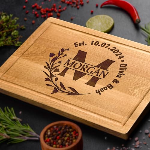 Tabla de cortar rectangular personalizada de bambú miniatura 2