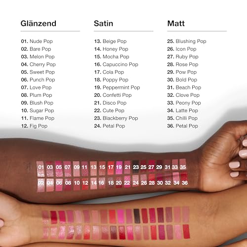 Clinique Pop™ Longwear Lipstick | Hochpigmentierter Lippenstift mit Satin-, Matt- und Glanz-Finish | intensiv + 8-h-Halt – Ansicht 6