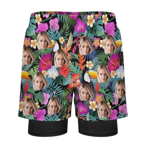 Custom Mens Swim Trunks Customized Design Your Own Short Personalized Board Short Beach Swimsuits
