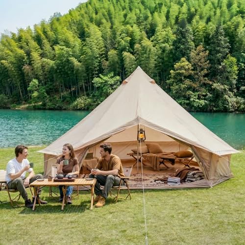 Carpa tipo campana impermeable 4 estaciones para 4-8 personas miniatura 2