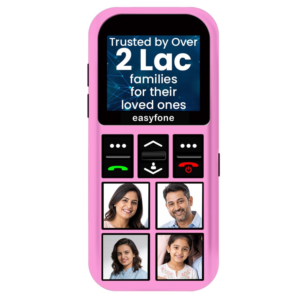 senior world SeniorWorld Easyfone Star - Safety Device Cum Phone for Kids with SOS, GPS Tracking, Discreet Listening, Photo Dial, No Internet, Parental Control by SeniorWorld-picture-15