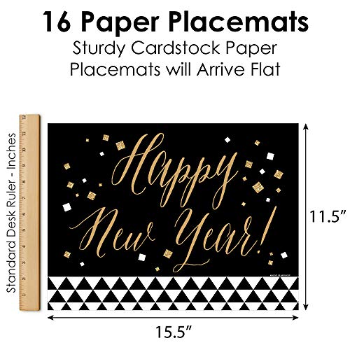 Big-Dot-of-Happiness-New-Years-Eve-Gold-Party-Table-Decorations-New-Years-Eve-Party-Placemats-Set-of-16 Big Dot of Happiness New Years Eve Gold Party Table Decorations New Years Eve Party Placemats Set of 16