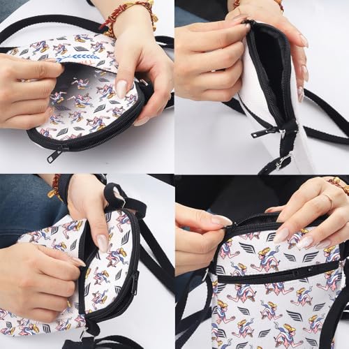 MNIGIU Greek Musical Inspired Greek God Quote Crossbody Bag Greek Mythology Gift Ancient Greece God Gift3